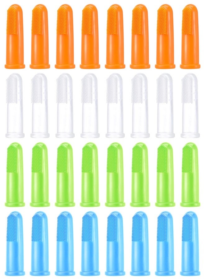 mekueeex 64 Packs Dog Toothbrush Soft Finger Brushes Pet Finger Easy Teeth Cleaning Dog Tooth Oral Care Pet Dental for Small Cats and Puppy - Image 1